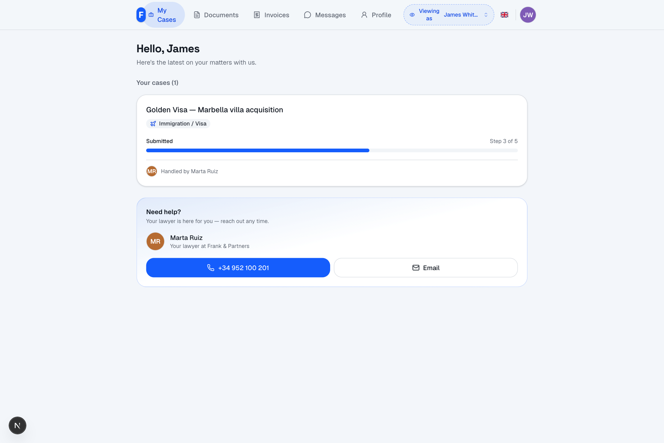Client portal