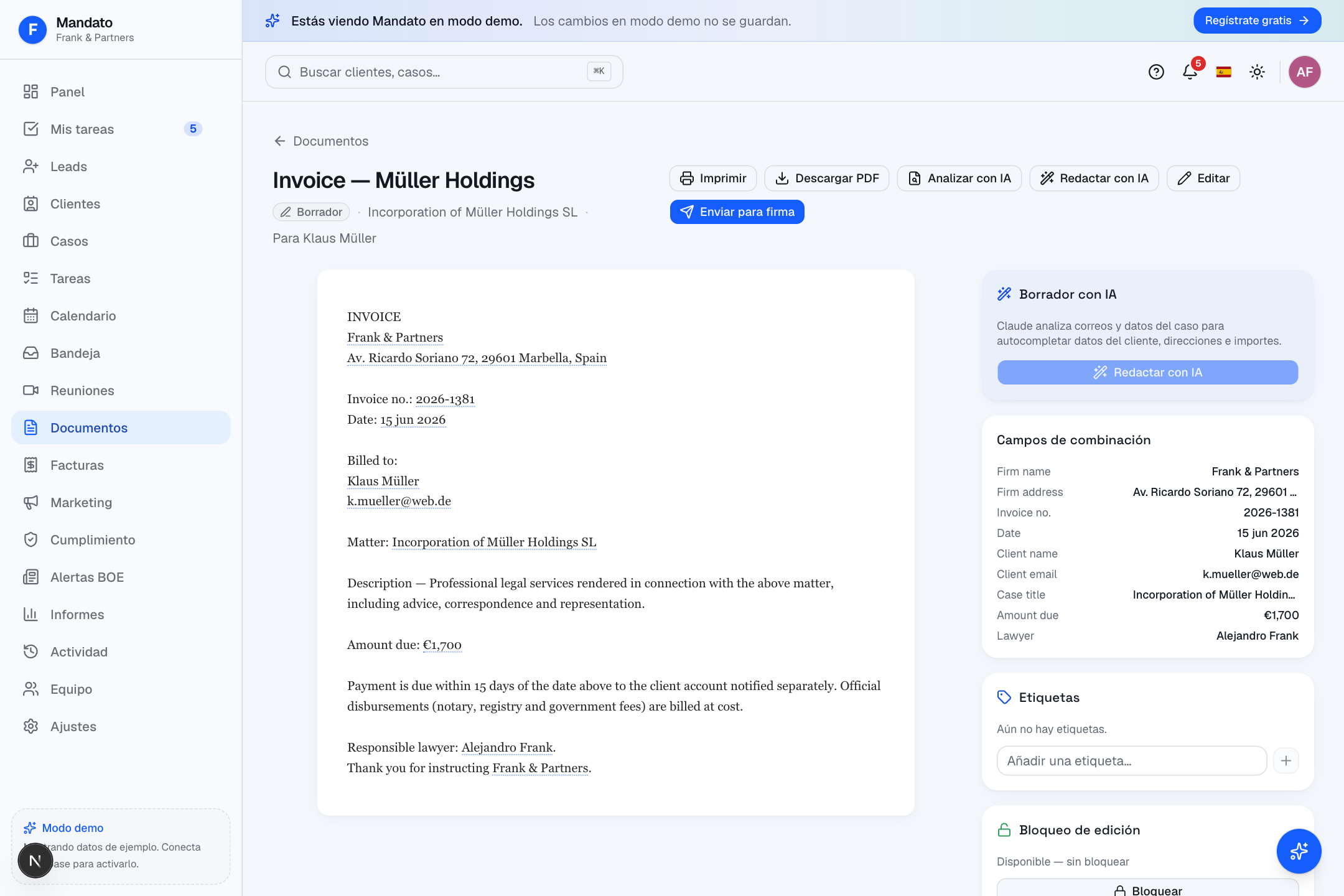 Editor de documentos